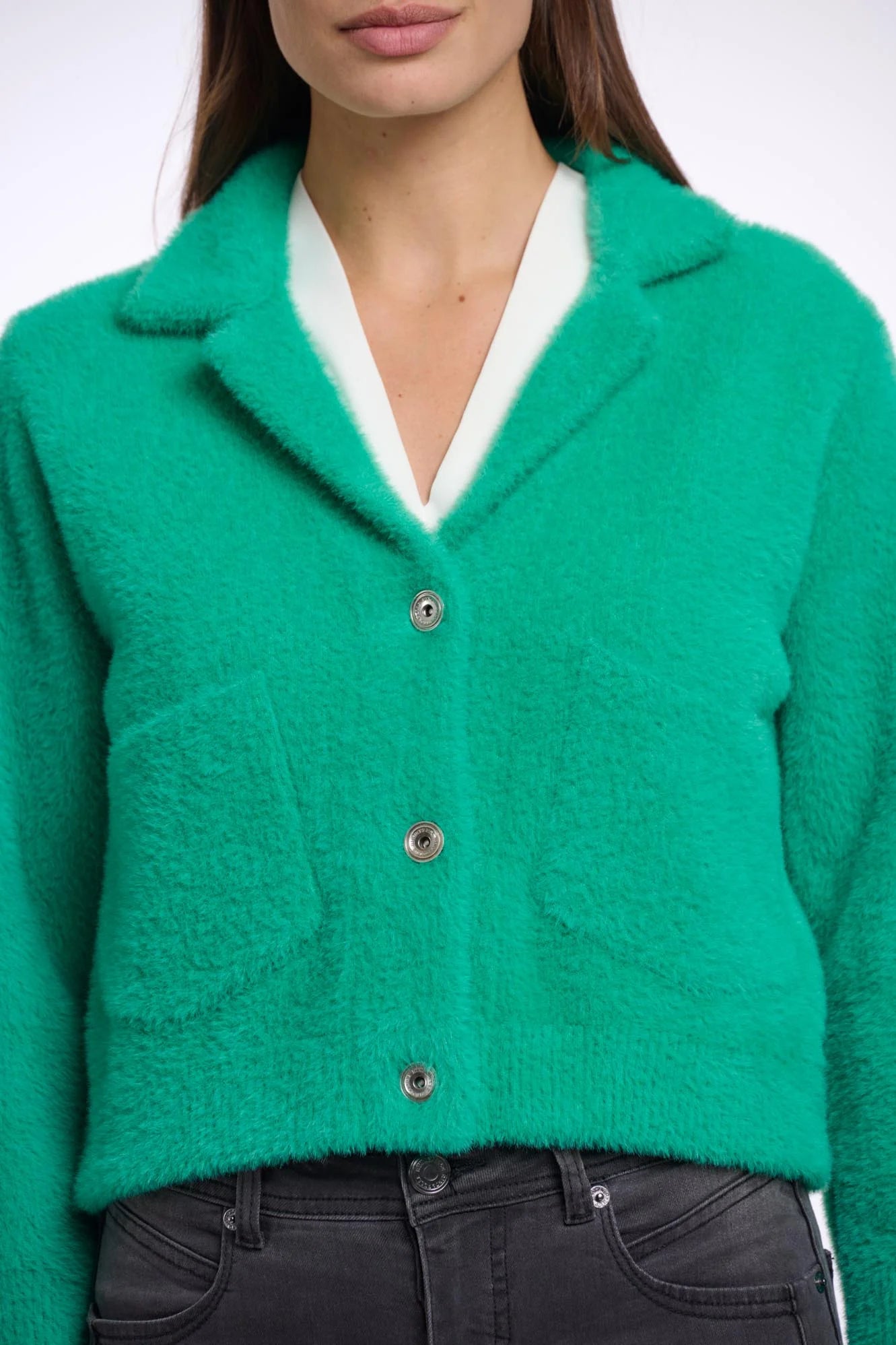 Rino & Pelle Norah Cardigan in Clover Green