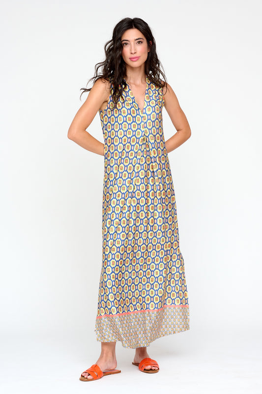 Oneca Dress in Pistachio Pattern