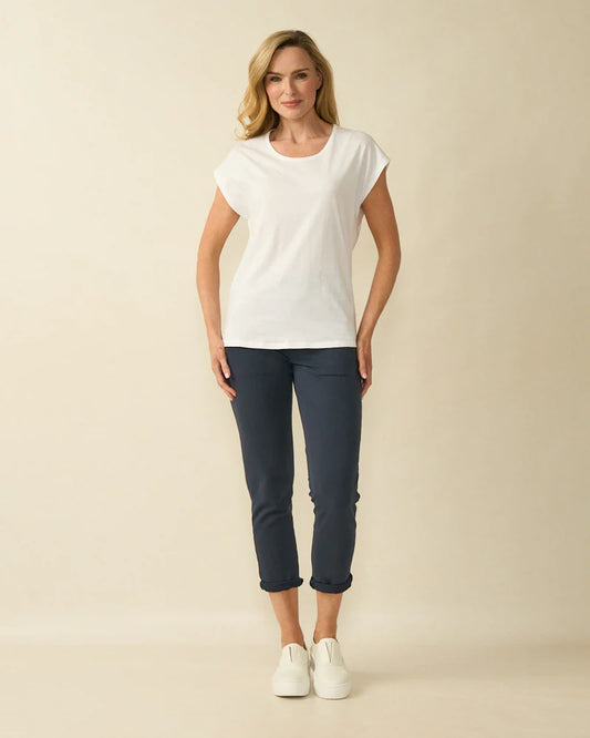 Deck By Decollage Piper T-Shirt in White