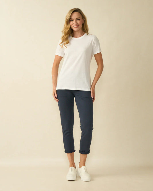 Deck By Decollage Poppy T-Shirt in White