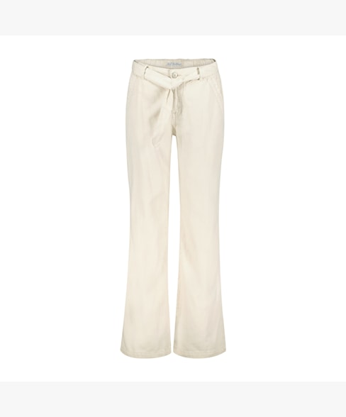 Collette Wide Leg Trousers in Pearl