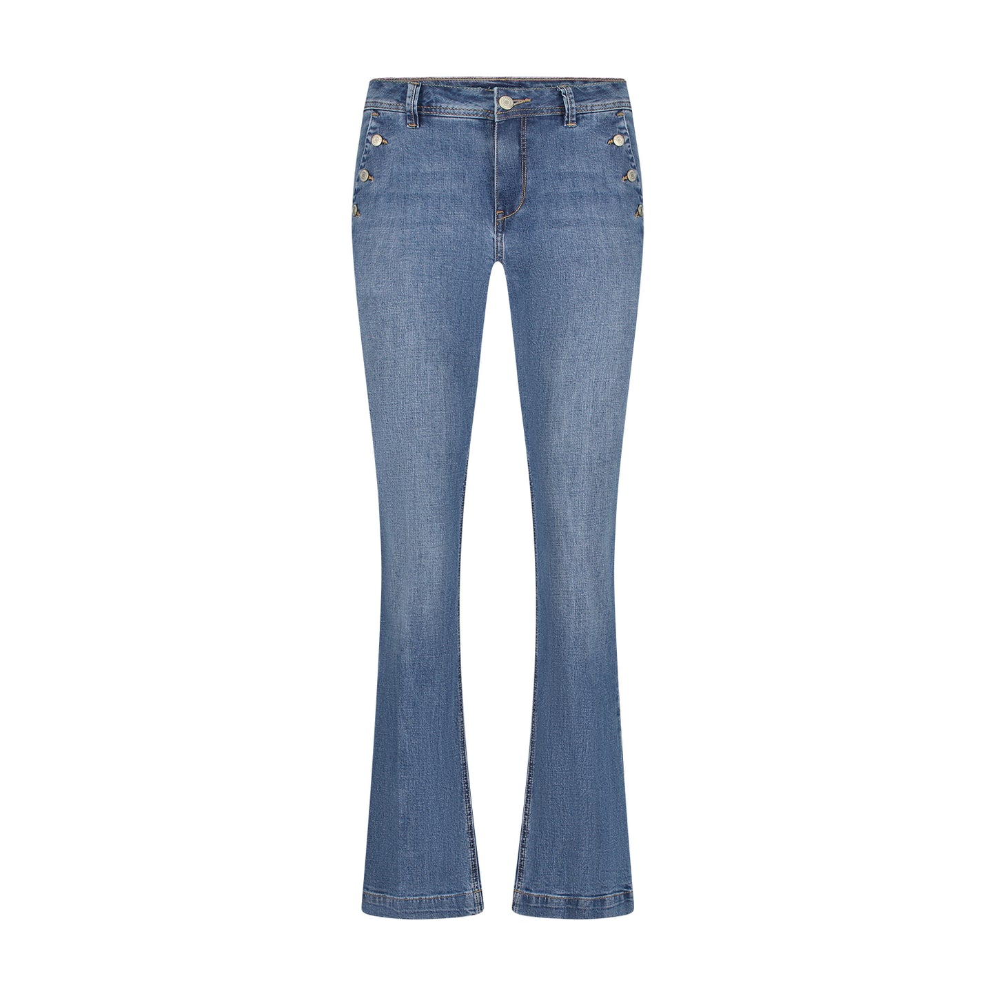 Bibette Flared Jeans in Stone Used - L31
