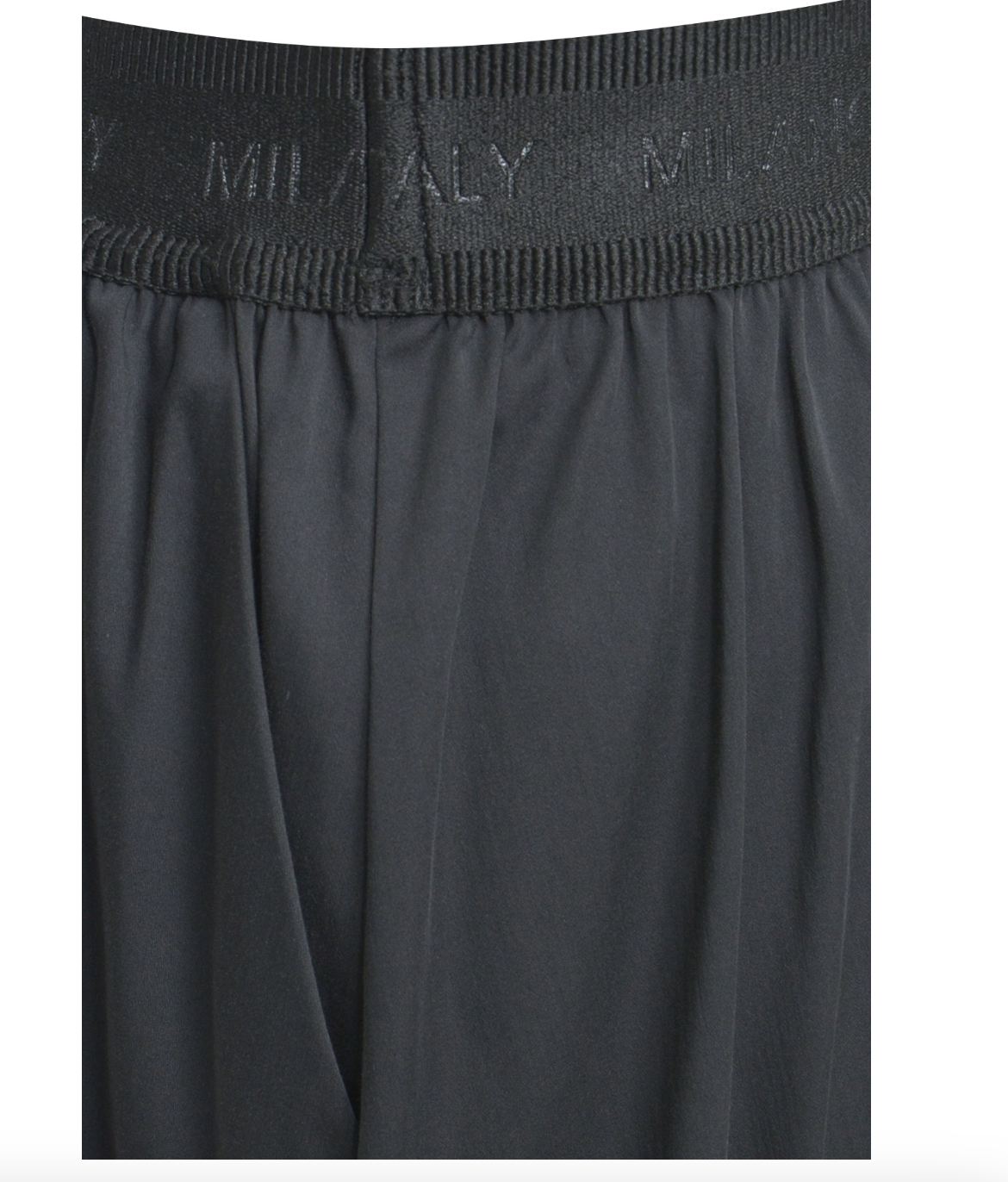 Milano Italy Wide Skirt in Black