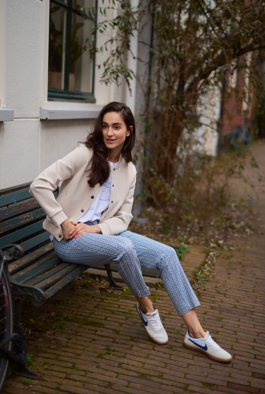 Red Button Bomber Jacket in Kit