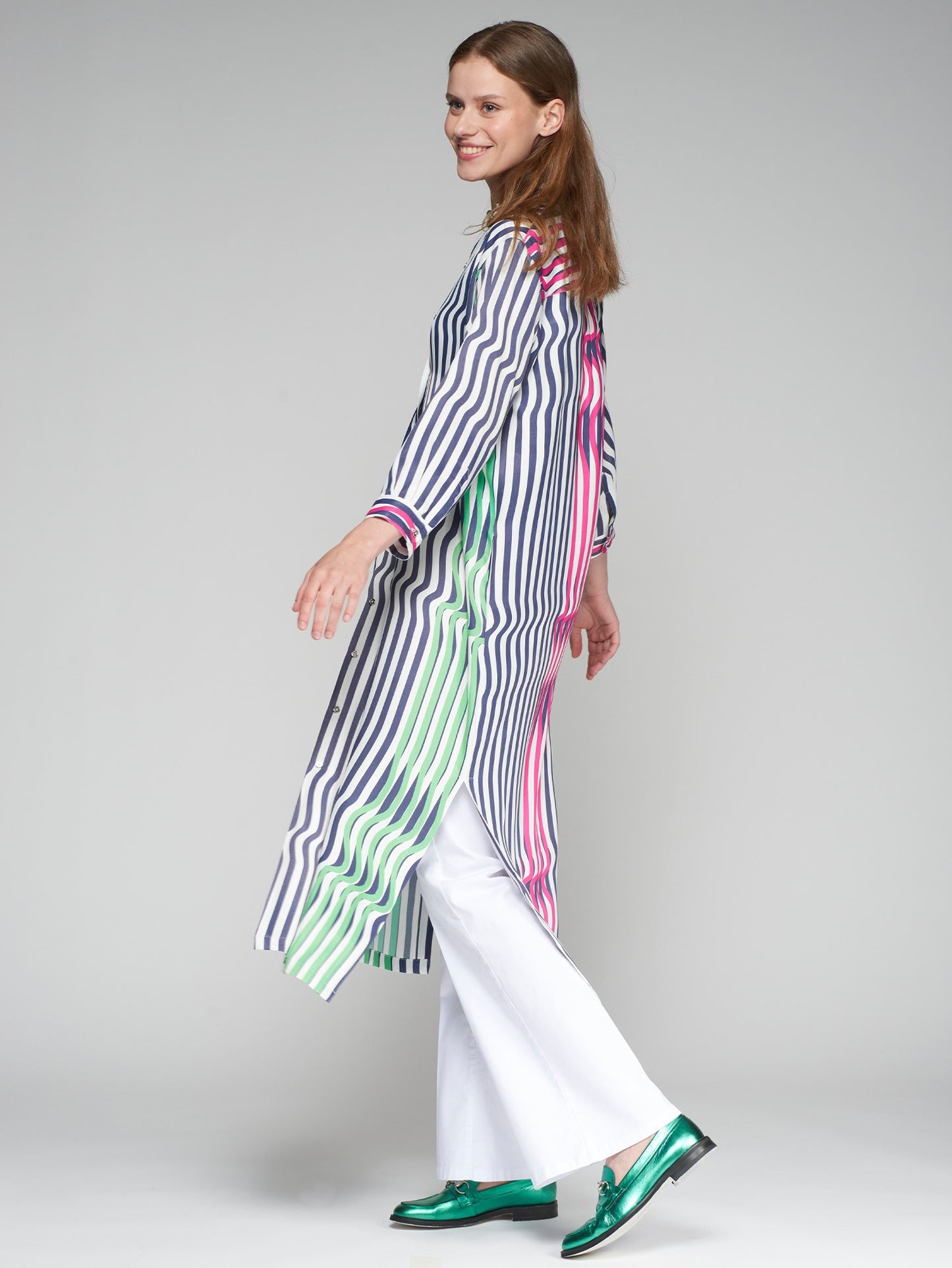Vilagallo Antonella Dress in Green