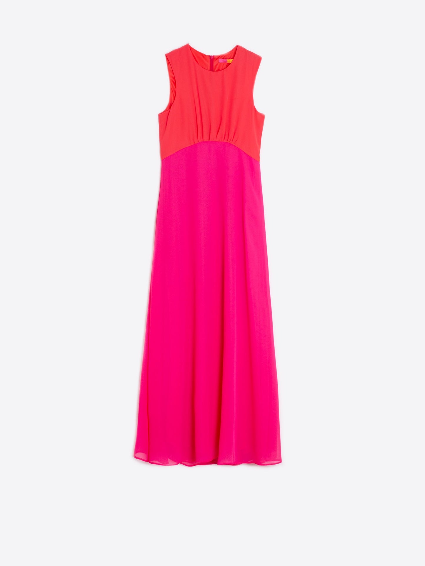 Grazia Dress in Pink Chiffon