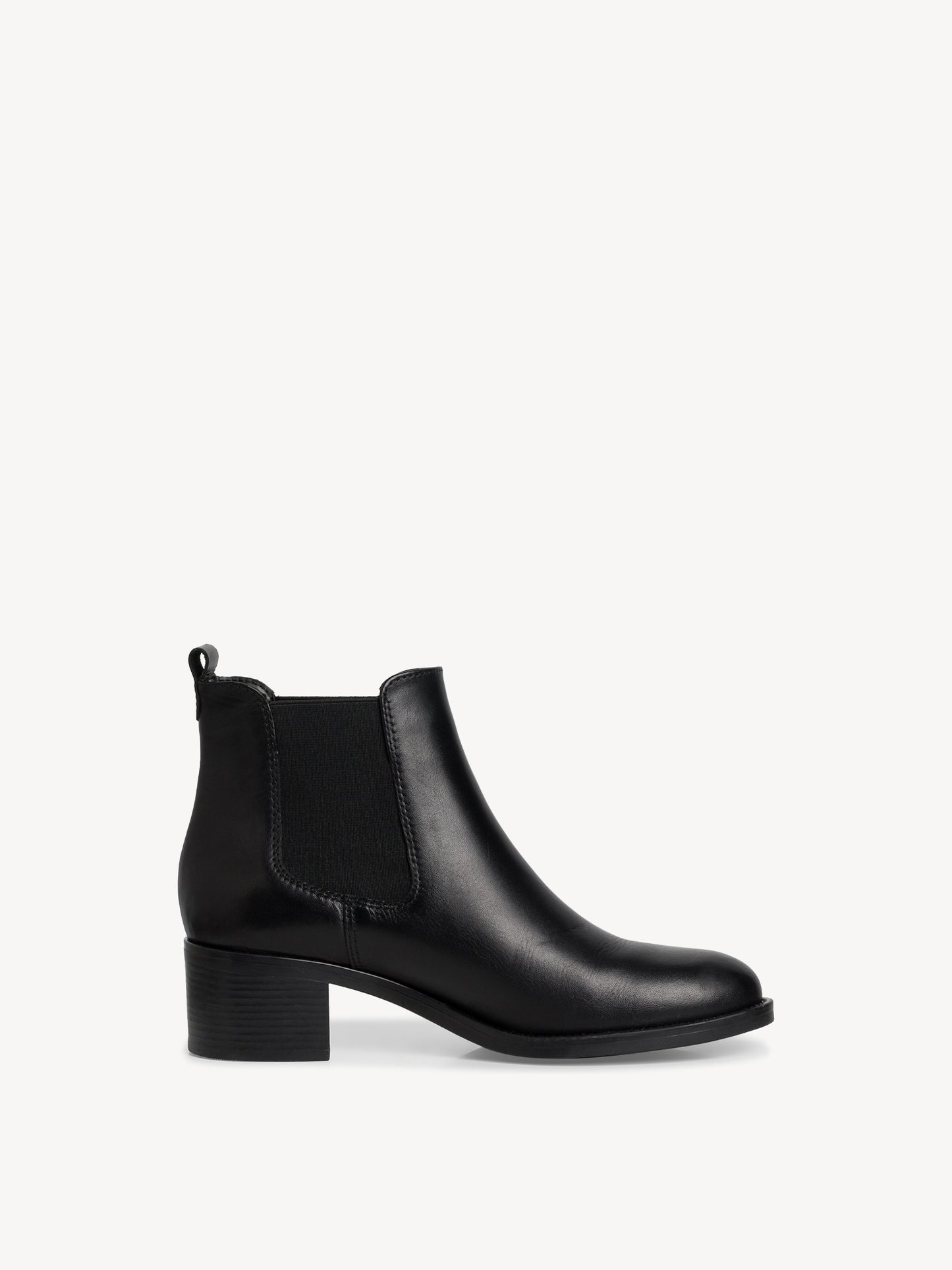 Tamaris Leather Chelsea Boot Black