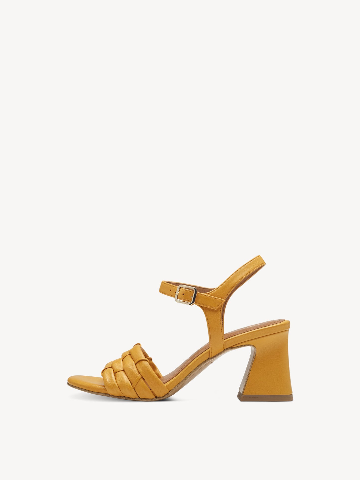 Heeled Sandal in Mango
