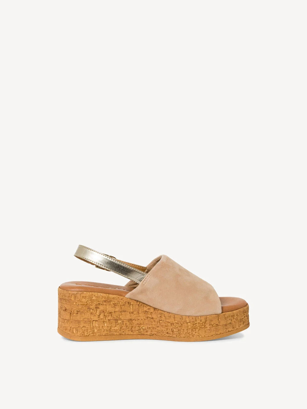 Tamaris Platform Sandal in Beige