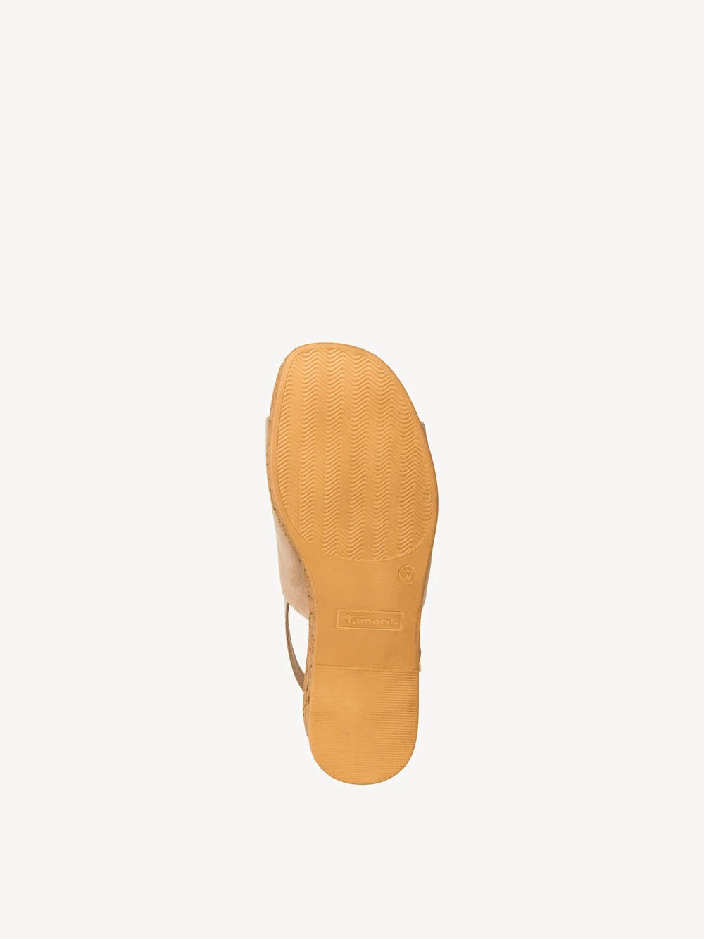 Tamaris Platform Sandal in Beige