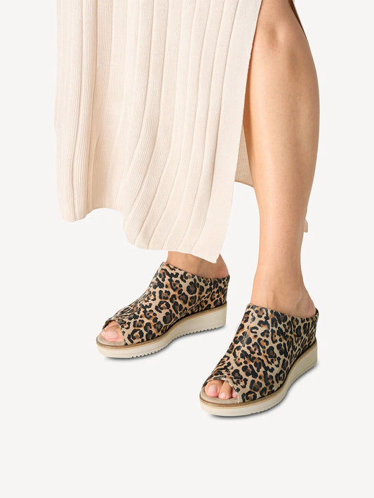 Tamaris Mule in Leopard