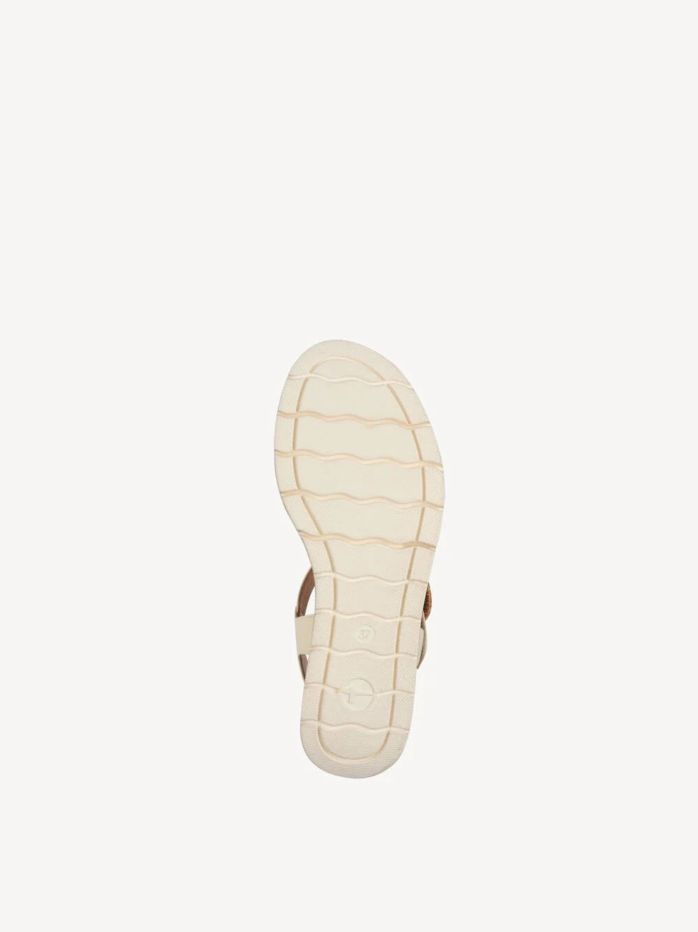 Tamaris Buckle Sandal in Ivory