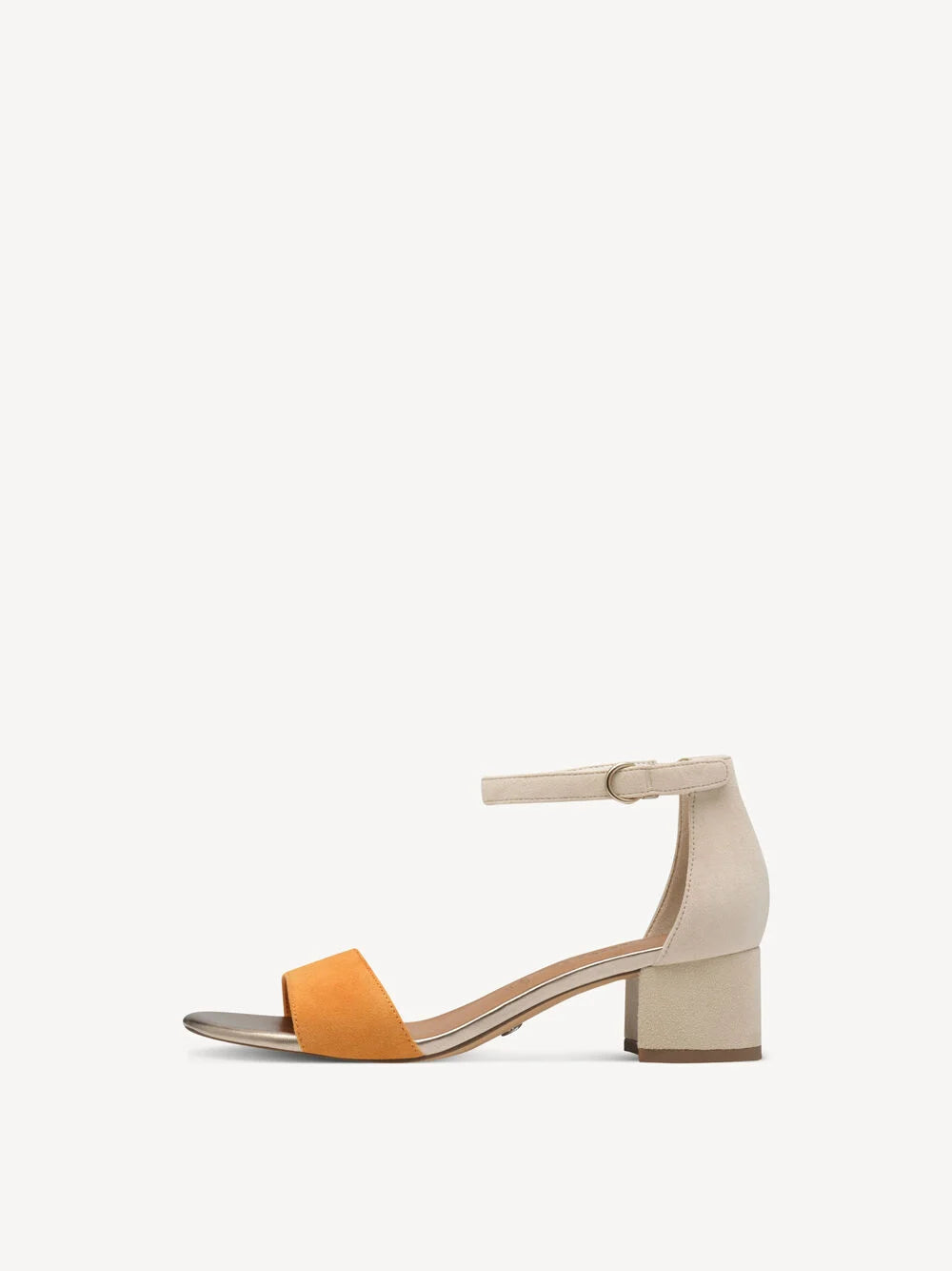 Tamaris Suede Sandal Orange Comb