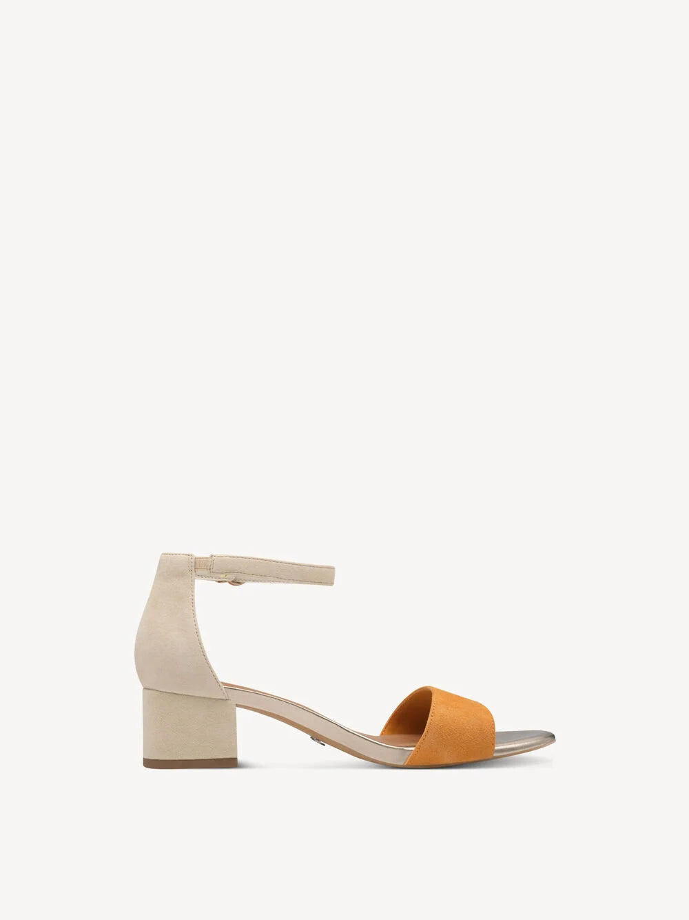 Tamaris Suede Sandal Orange Comb