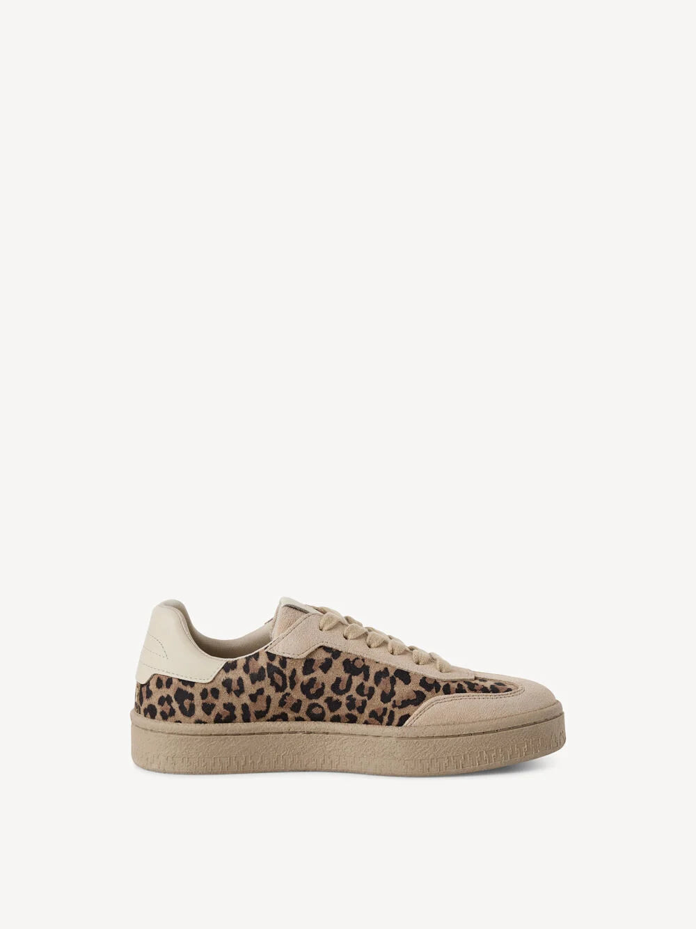 Tamaris Leather Sneaker in Leopard Comb
