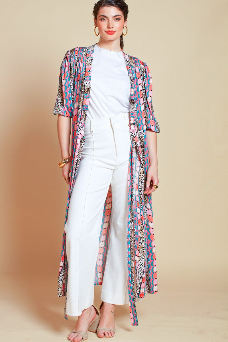 Onjenu Ella Midi Wrap Dress in Carter