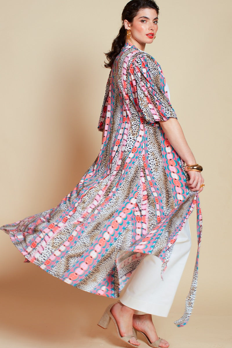Onjenu Ella Midi Wrap Dress in Carter
