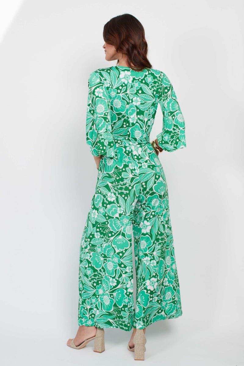 Onjenu Laurie Jumpsuit in Wildflower Green