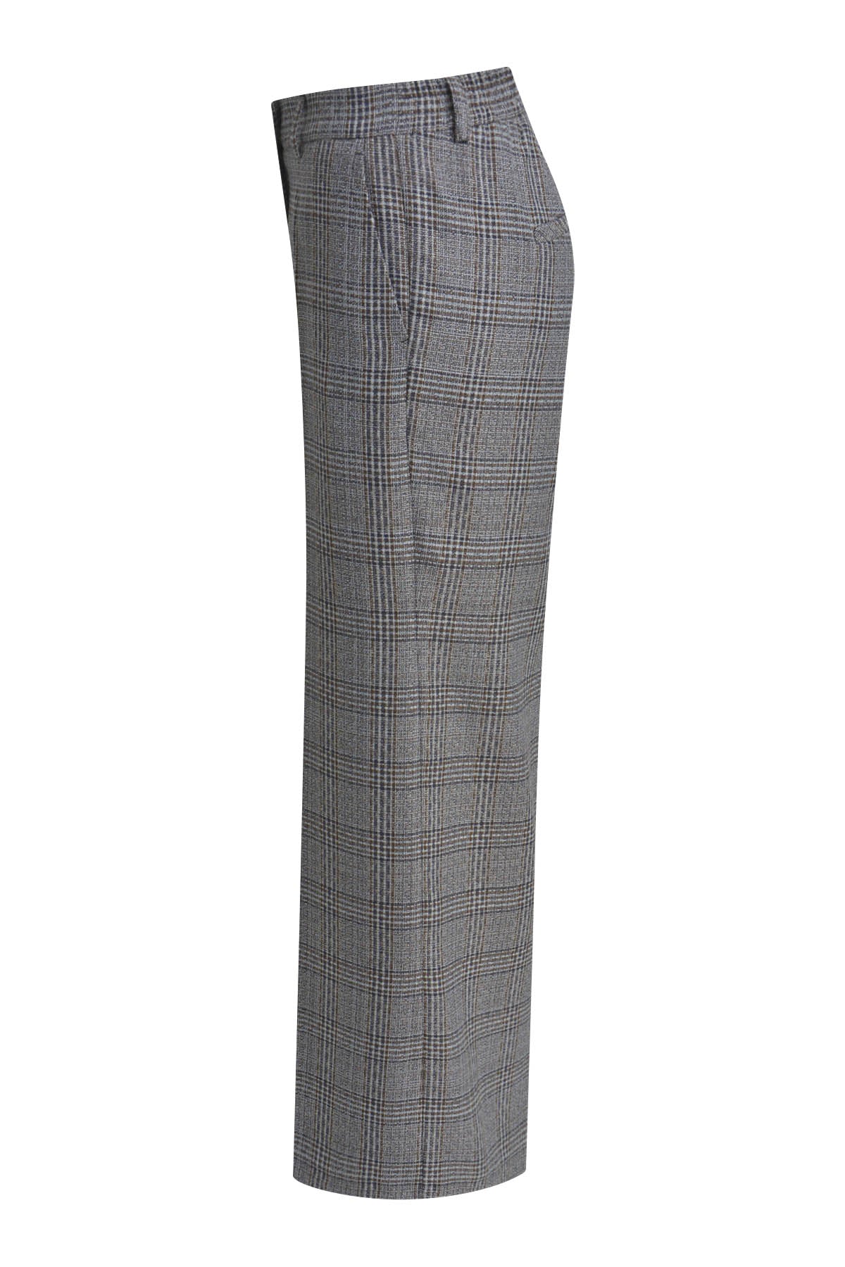 Milano Italy Wide Leg Trousers in Mink Print
