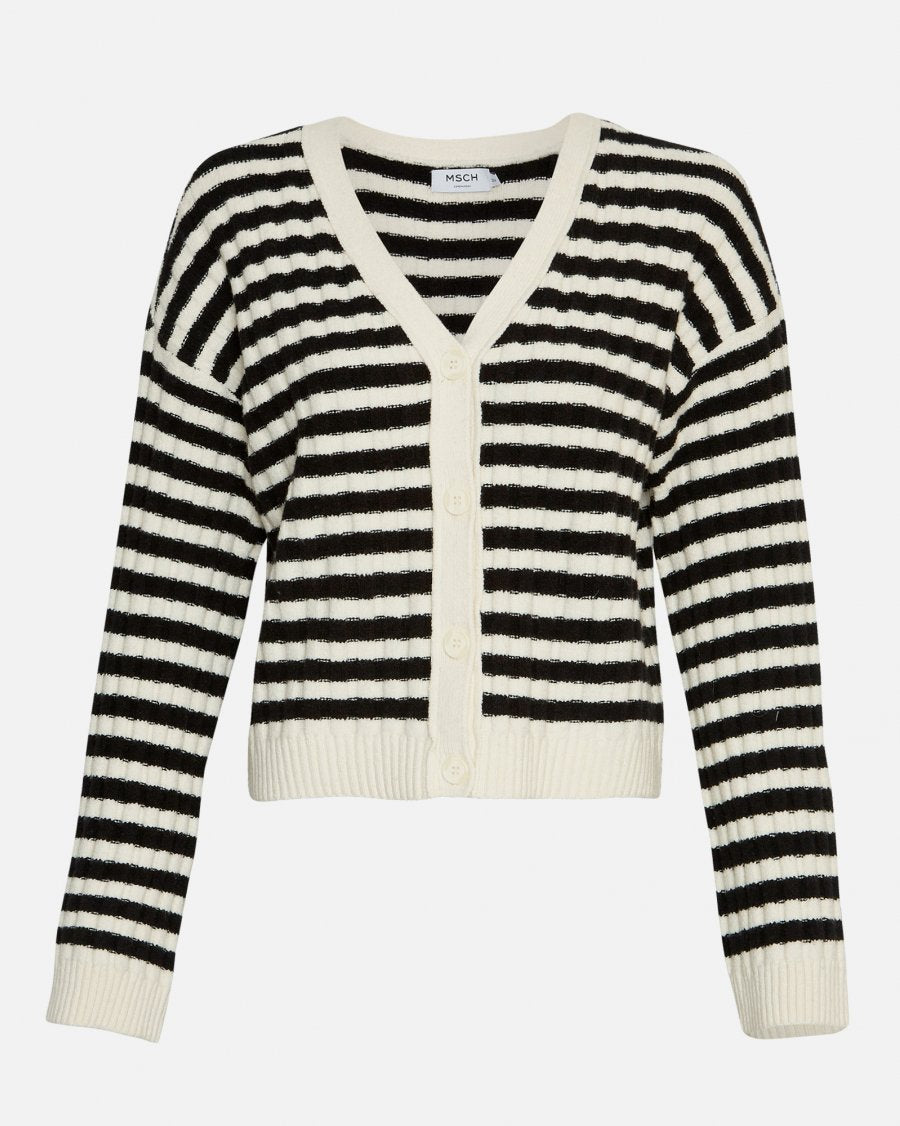 Msch Copenhagen Striped Cardigan