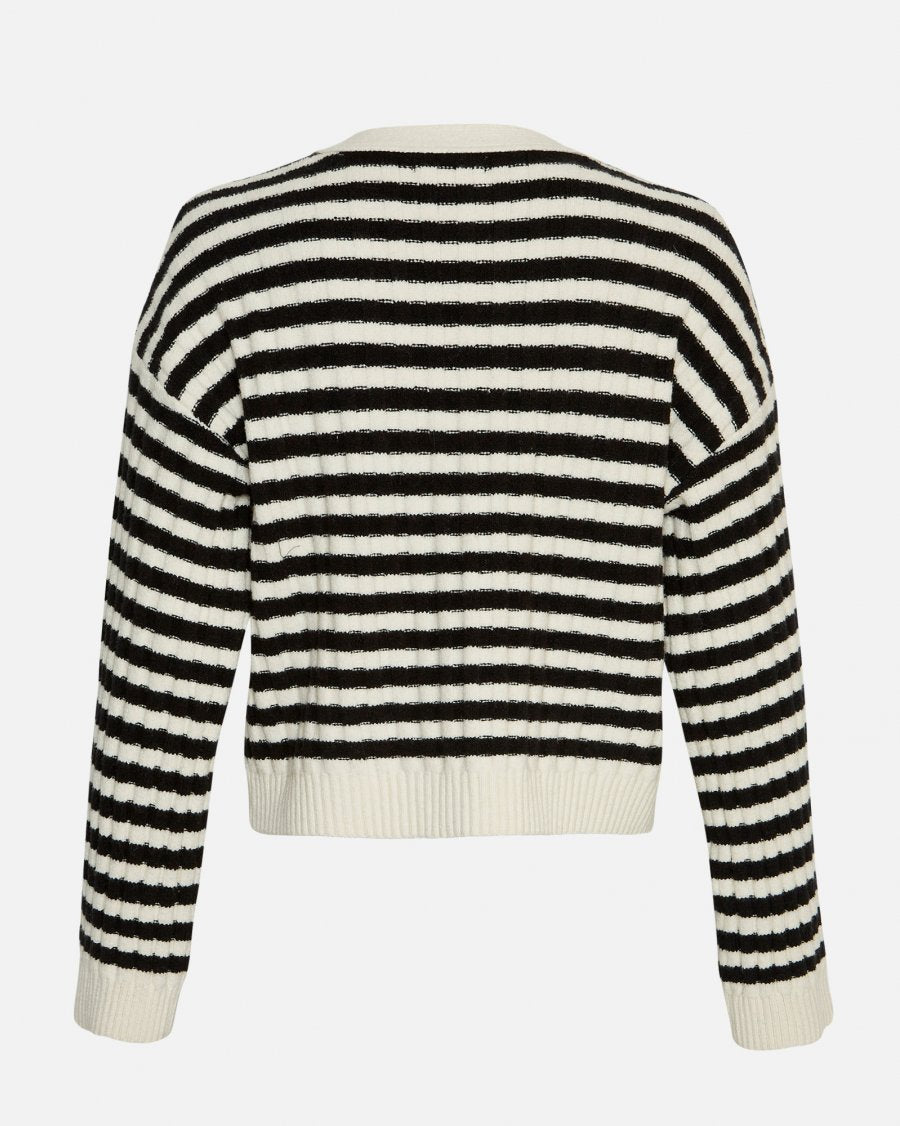 Msch Copenhagen Striped Cardigan