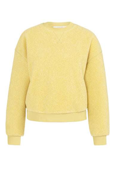 Yaya Round Neck Sweater in Moss Green