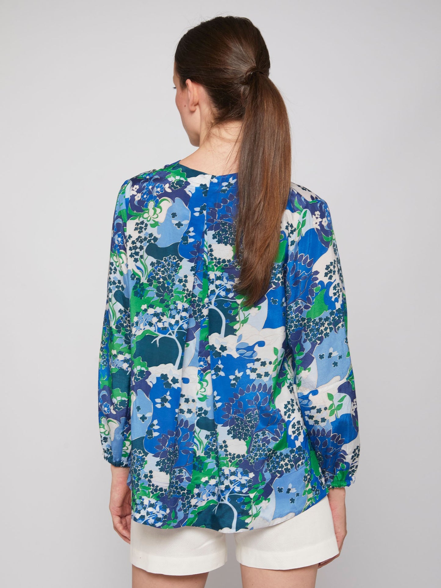 Ebba Shirt in Blue Blossom
