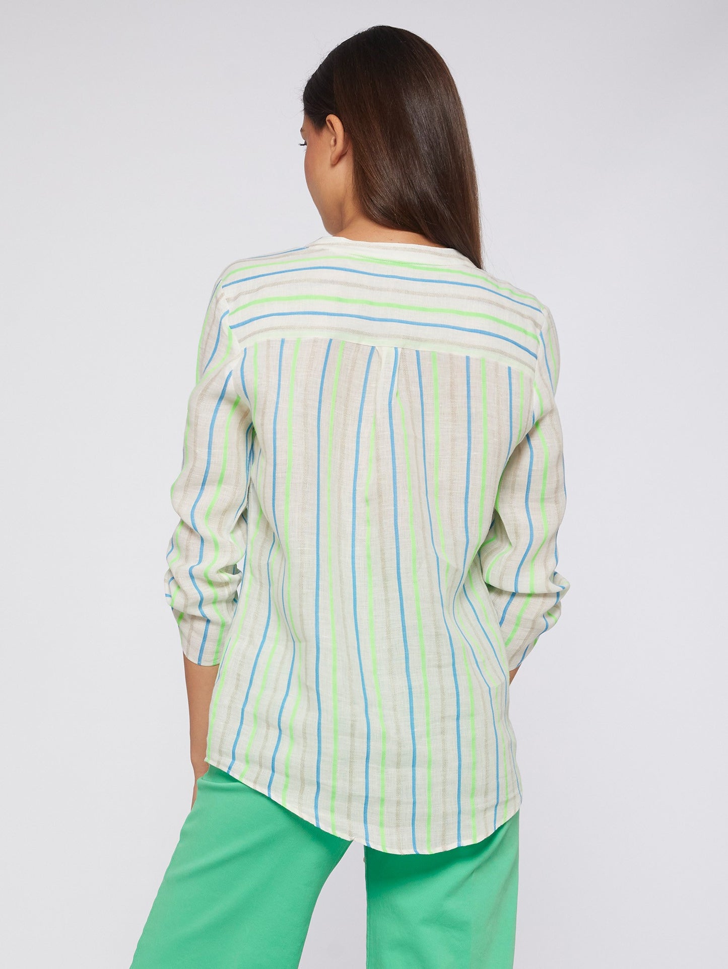 Francina Shirt in Green Neon