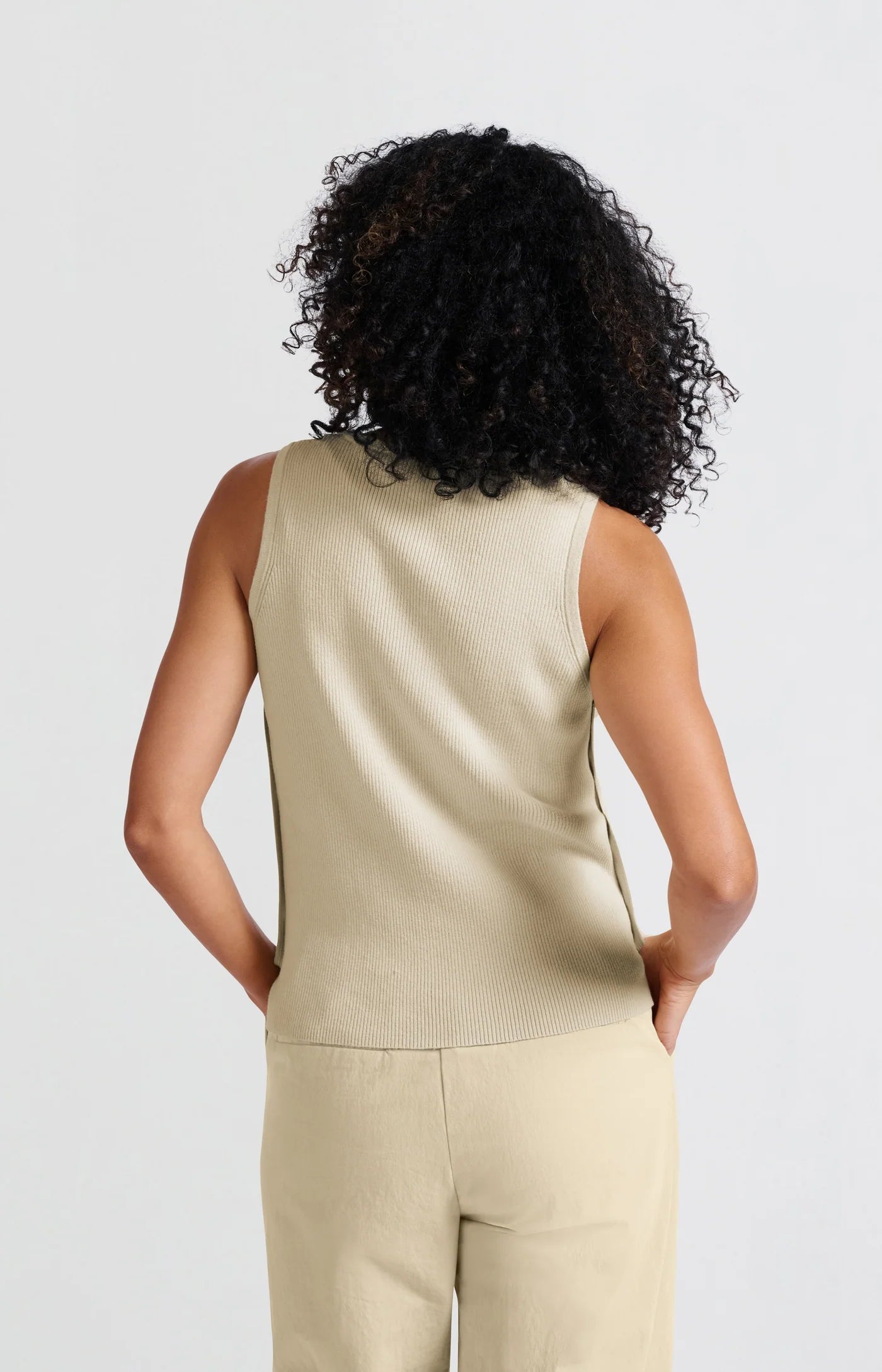 Yaya Sleeveless Tank in Summer Sand