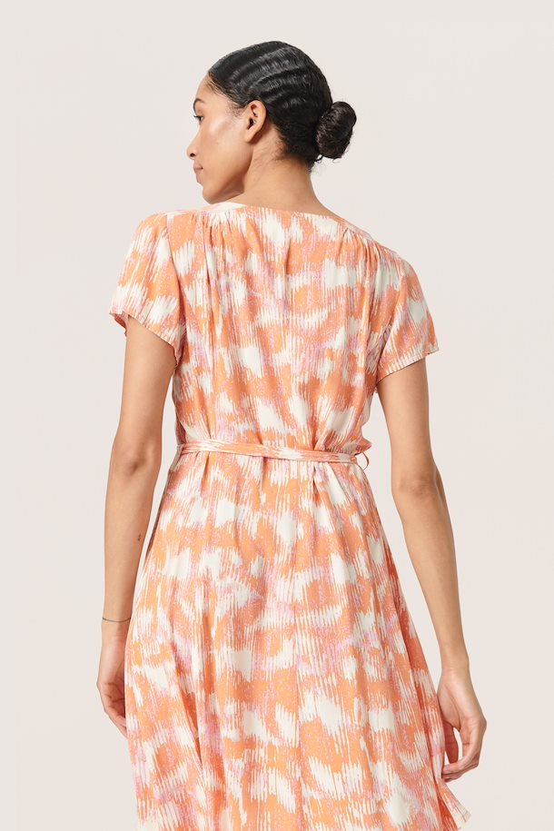 Sldusine Dress in Tangerine