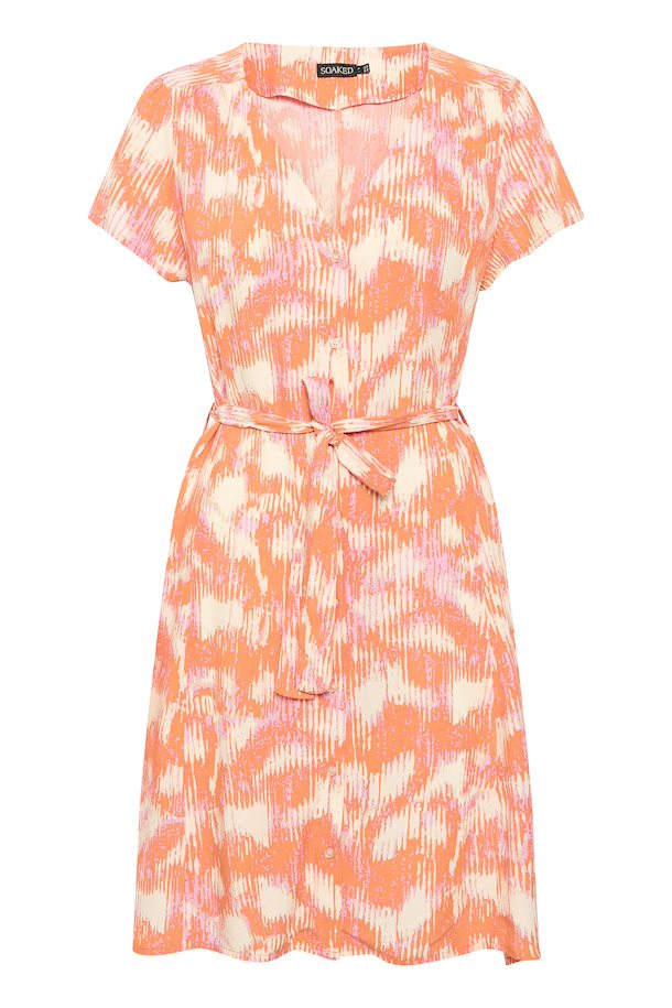 Sldusine Dress in Tangerine