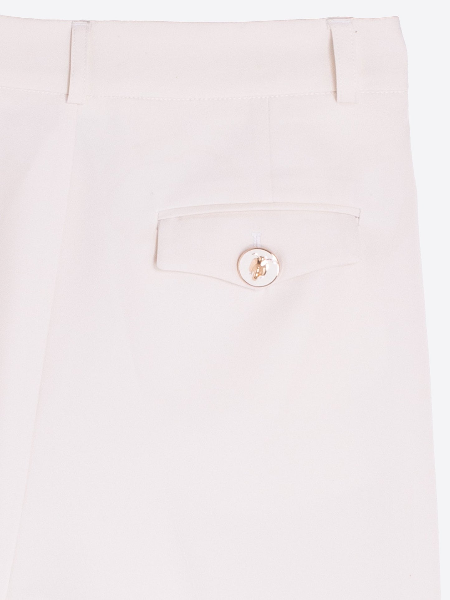 Milena Crep Trousers in Blanco