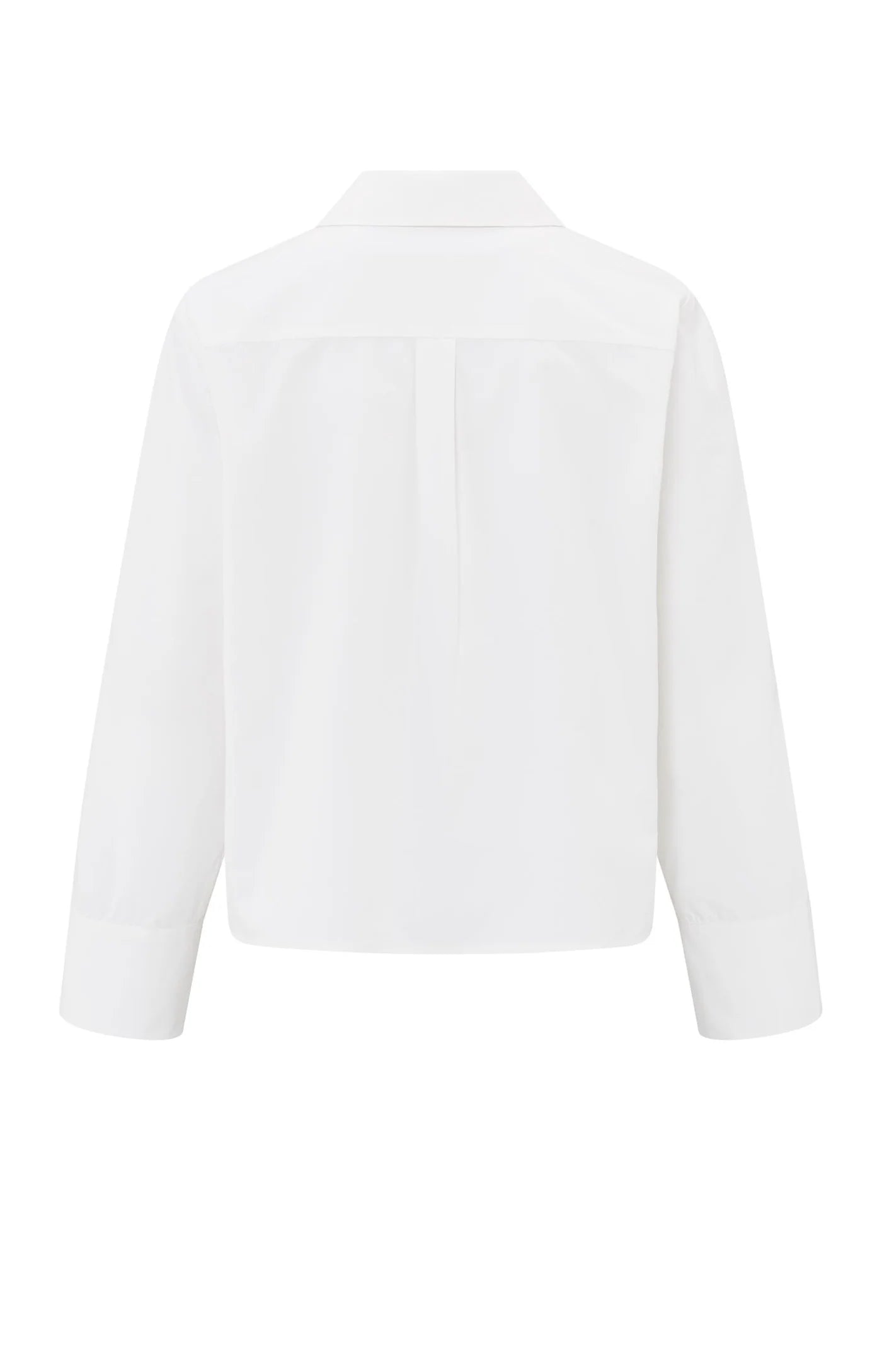 YAYA Cotton Blend White Blouse