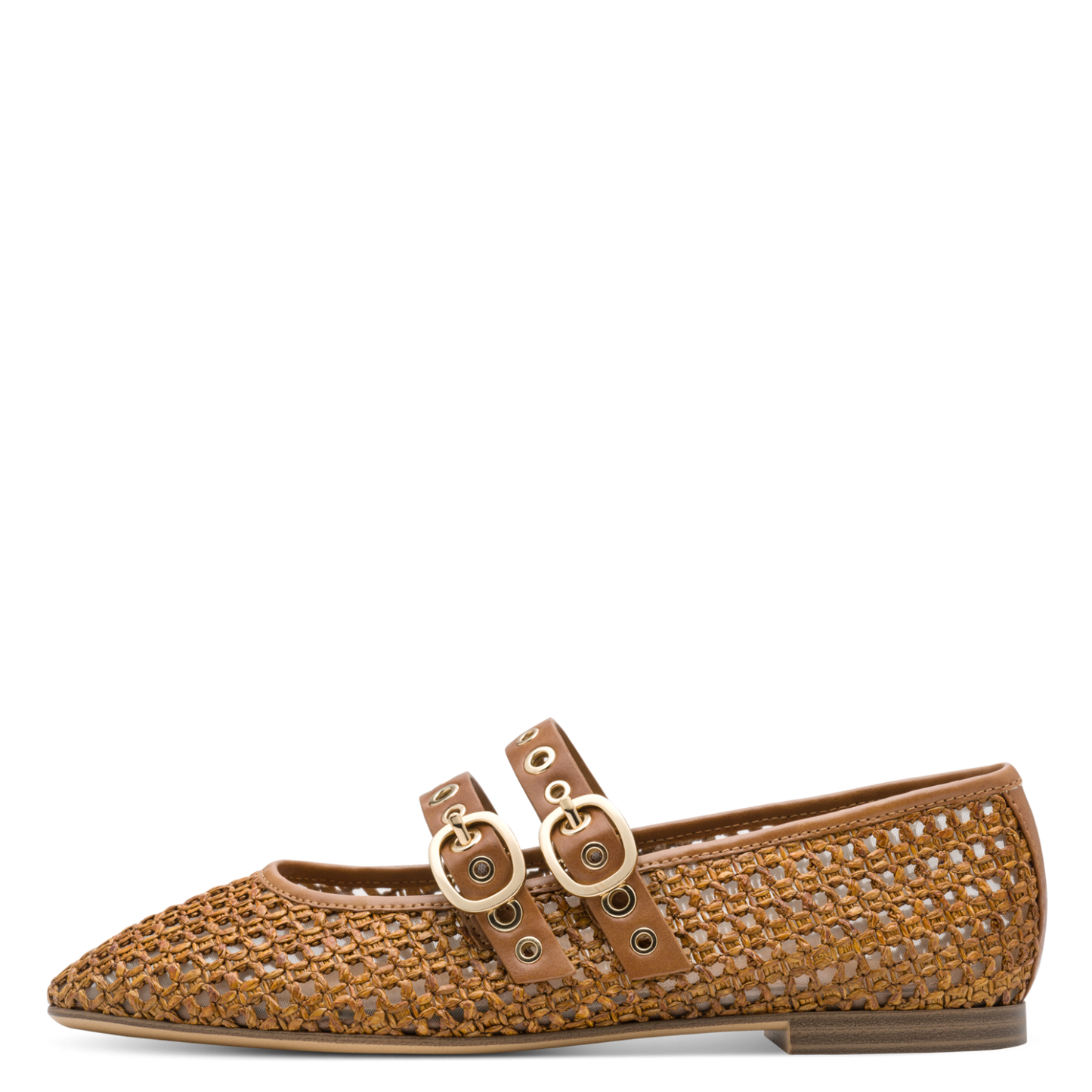 Tamaris Mary Jane Shoe in Cognac