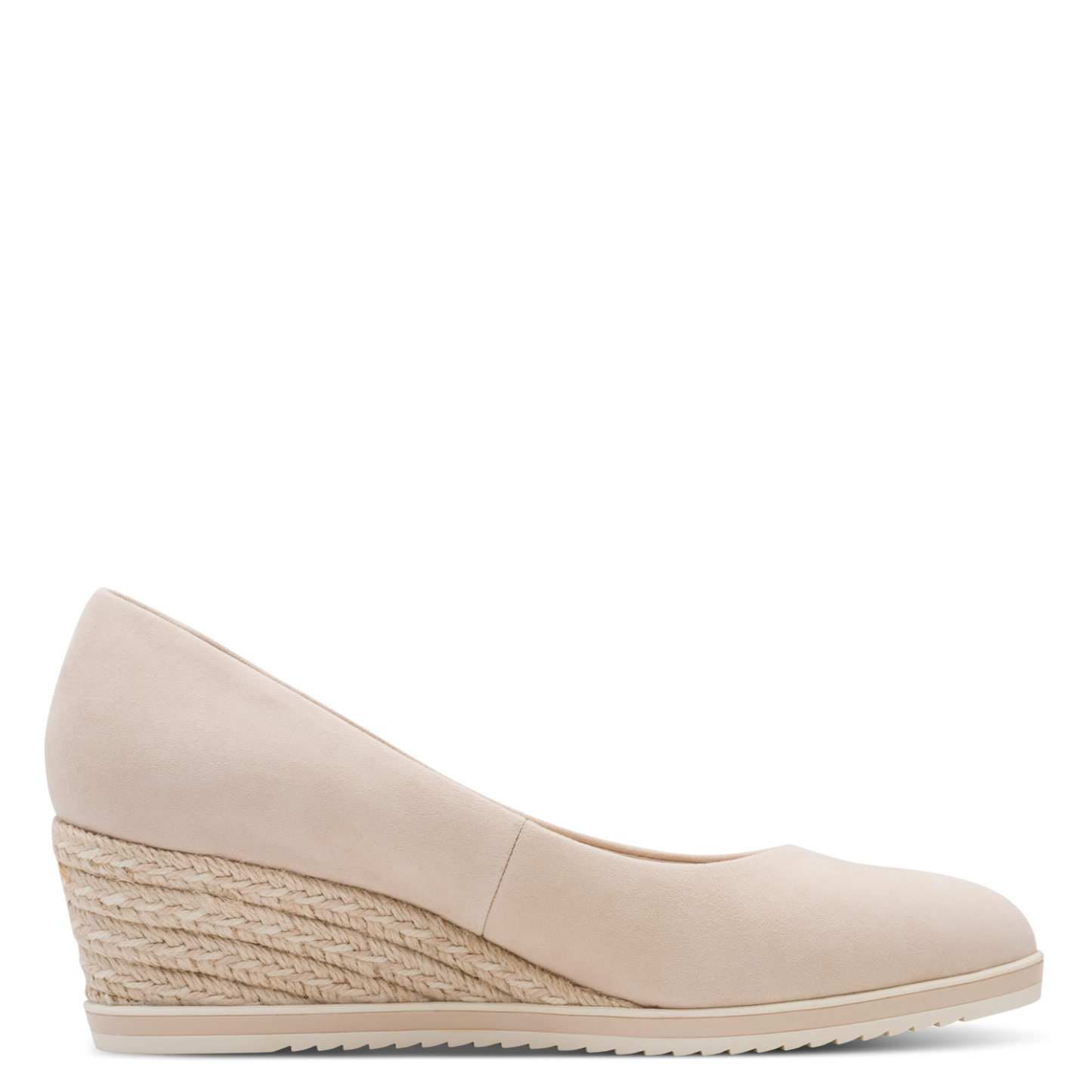 Tamaris Leather Wedge in Nude