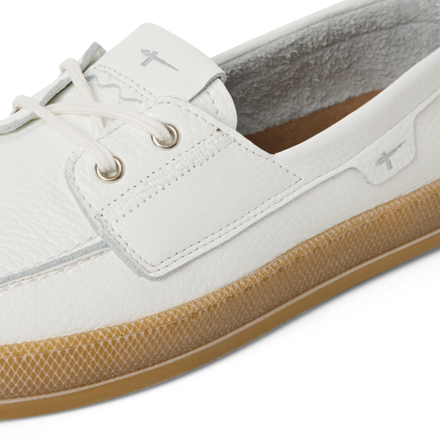 Tamaris Leather White Loafers