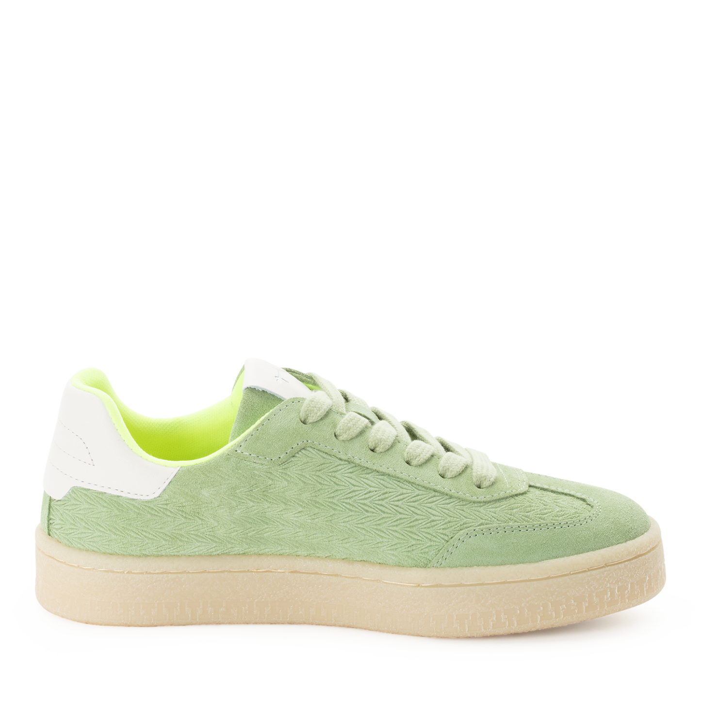 Tamaris Chunky Trainer in Sage/Neon