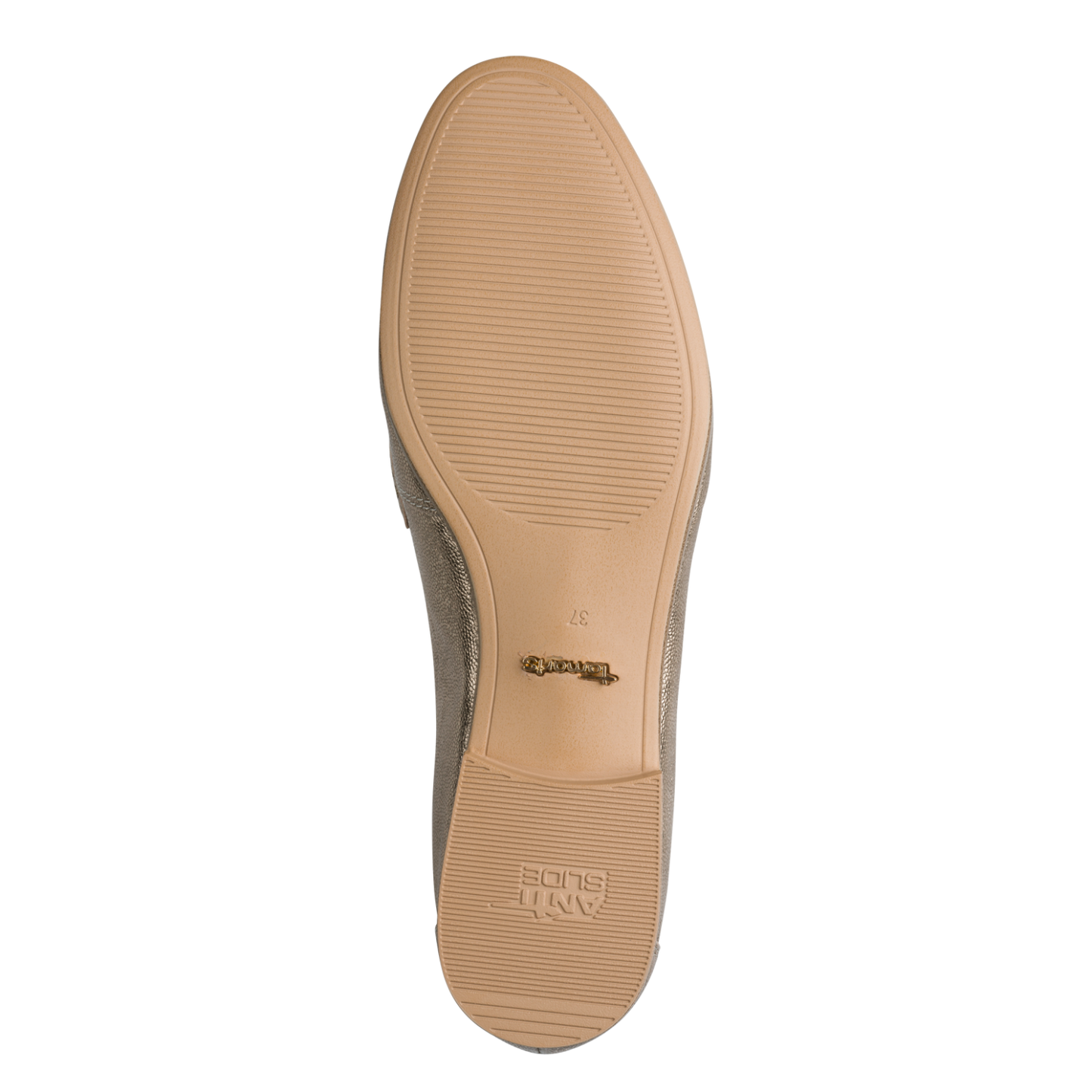 Tamaris Leather Loafer Light Gold