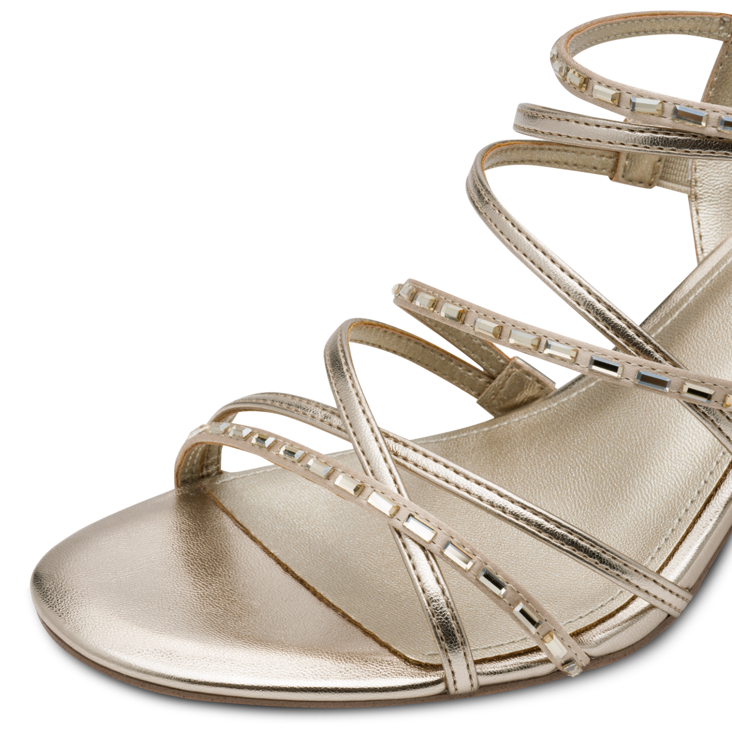 Tamaris Strappy Heel in Light Gold