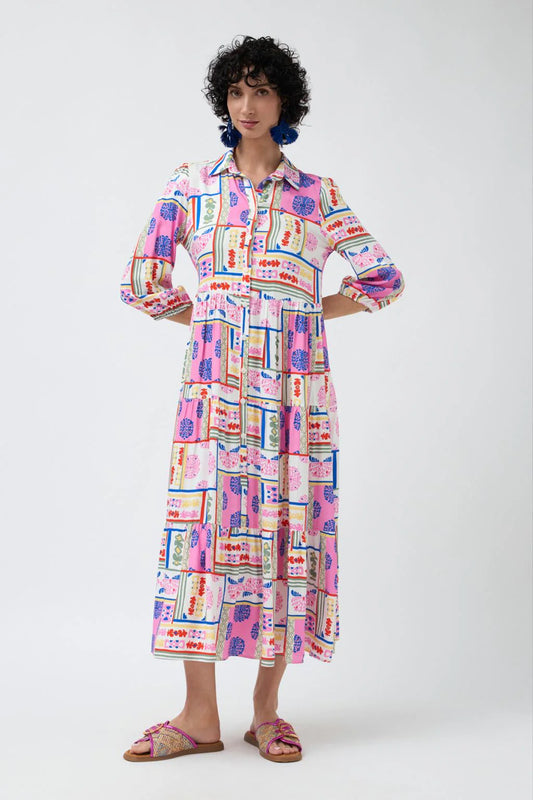 Burton Shirt Dress in Flower Print