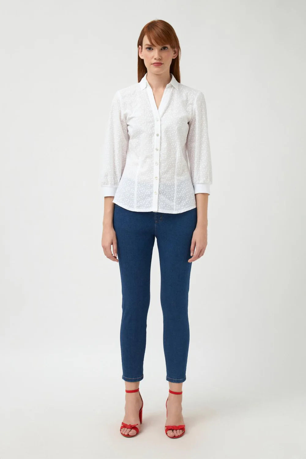 Tinta Style Nuri Blouse in Blanco