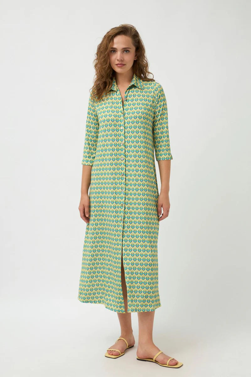 Reiko Dress in Verde