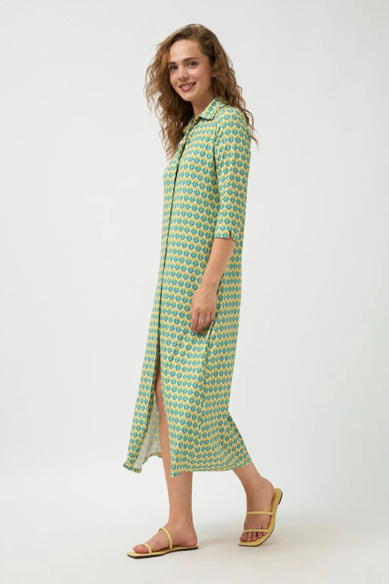 Reiko Dress in Verde