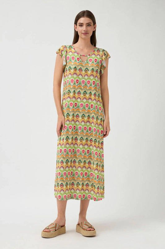 Saturna Dress in Khaki