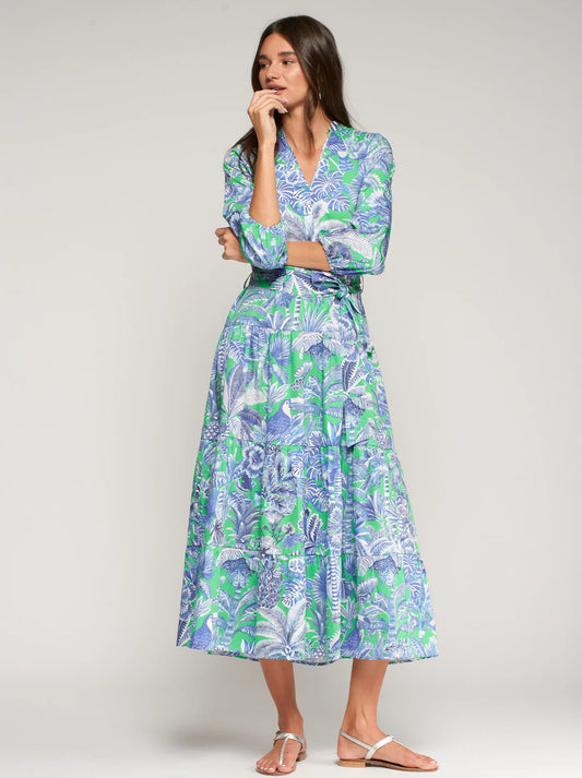 Vilagallo Tropical Print Dress