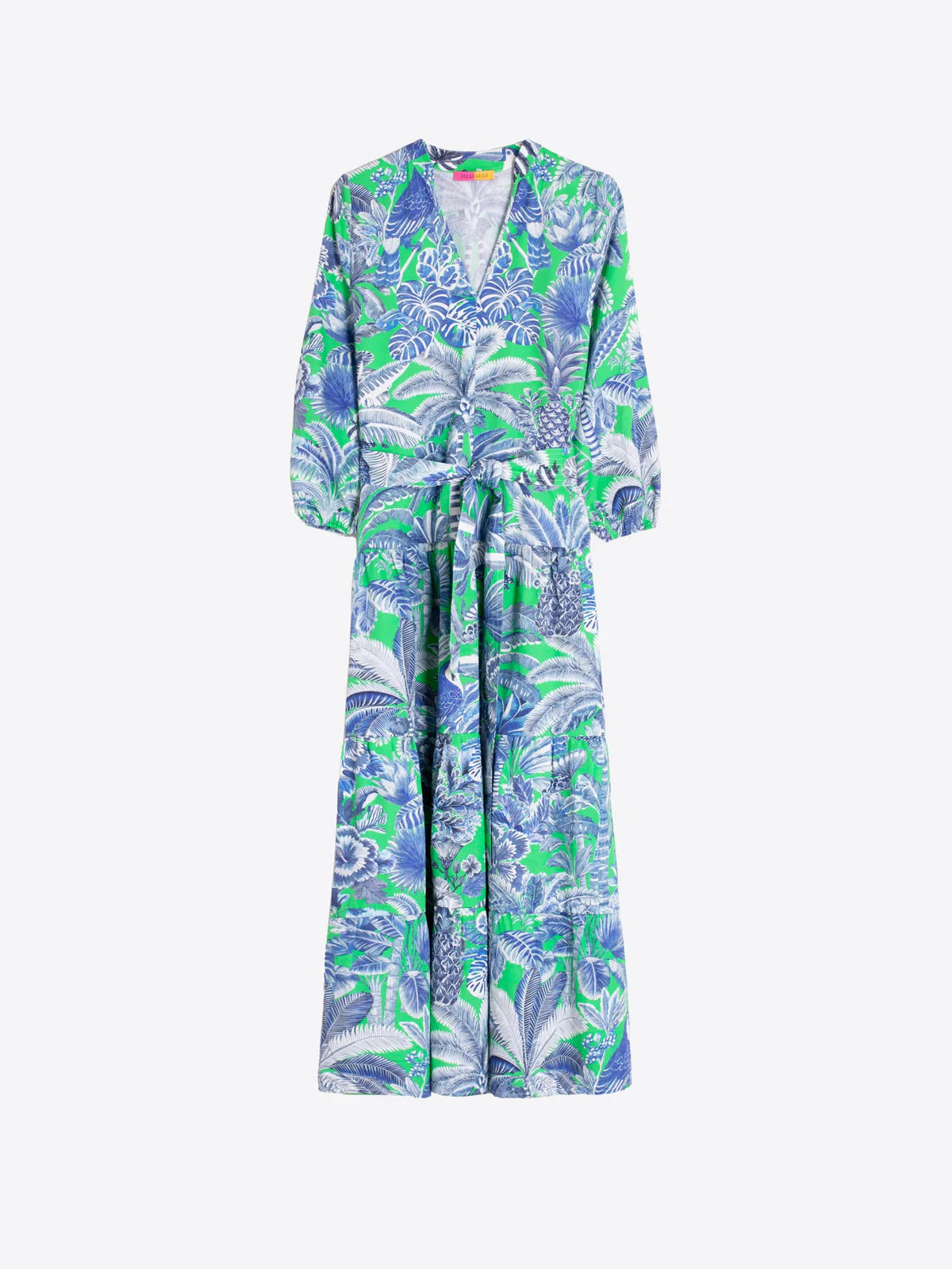 Vilagallo Tropical Print Dress