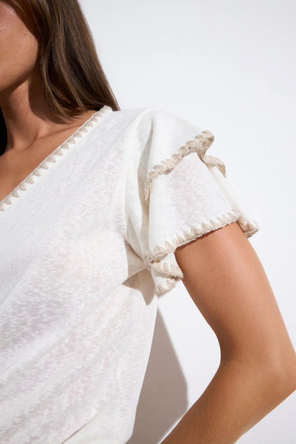 Tinta Style Galena Blouse in Natural