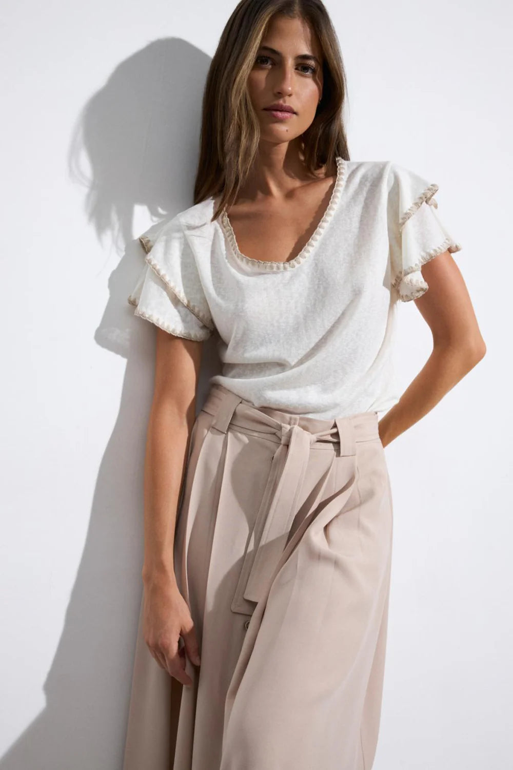 Tinta Style Galena Blouse in Natural