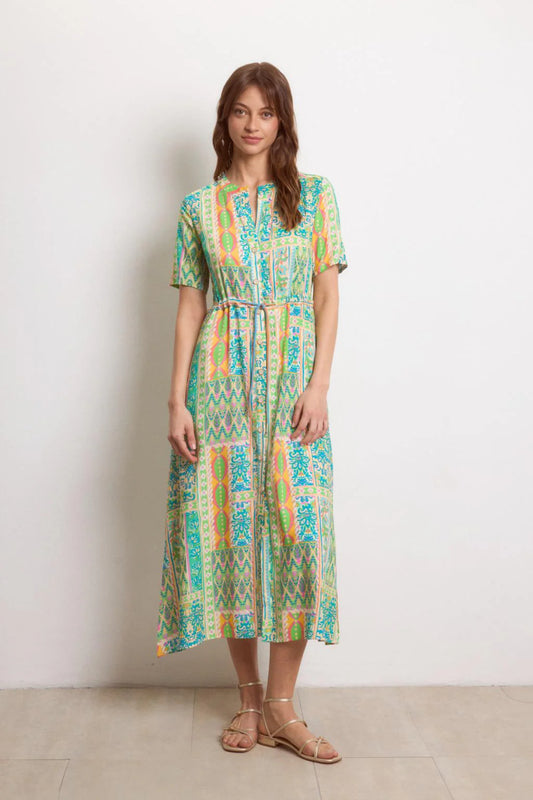 Tinta Style Santorini Dress in Turquoise