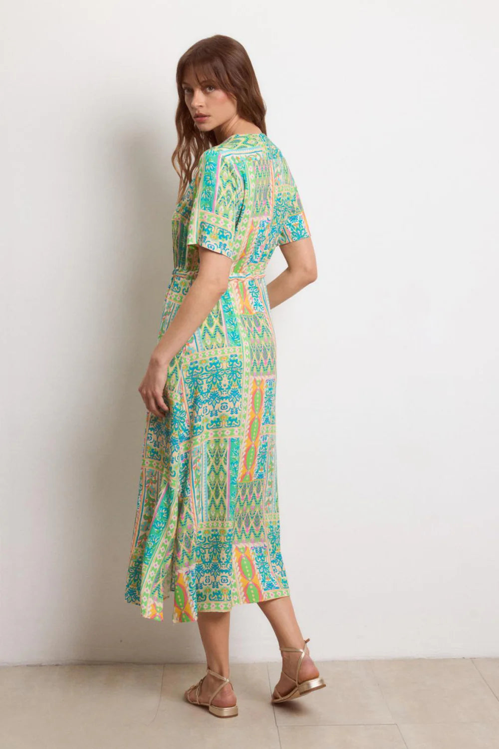 Tinta Style Santorini Dress in Turquoise